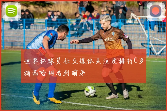 世界杯球员社交媒体关注度排行C罗梅西哈姆名列前茅